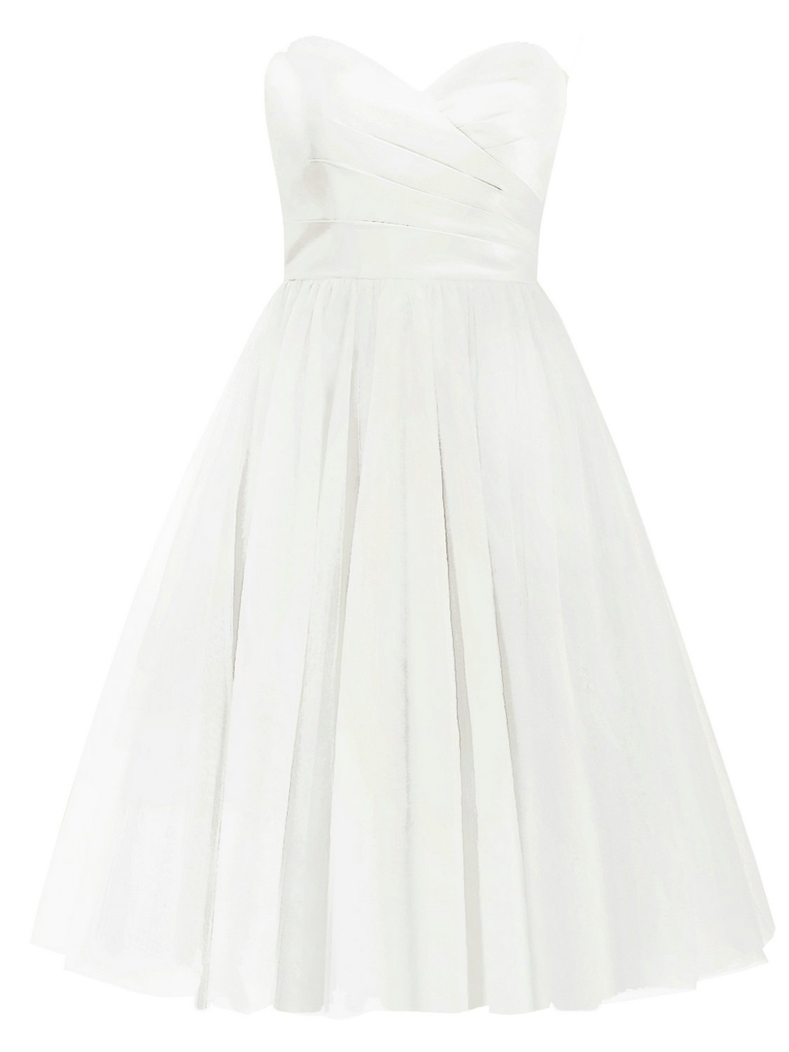 Elegant Short Prom Dresses for Bridesmaids - Strapless Tulle Homecoming Party Gowns | Perfect for Weddings, Prom Nights & Formal Events