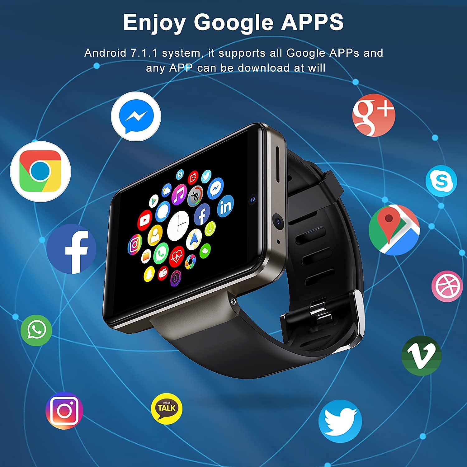 KOSPET NOTE 4G Smartwatch for Men - 2.4