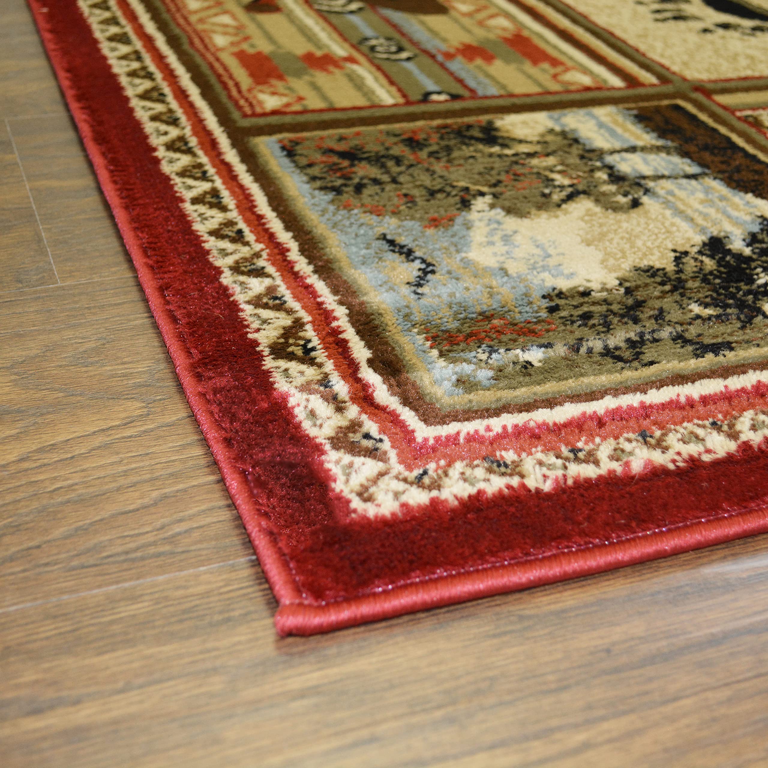 Mayberry Rug Woodlands Bear Area Rug 7'10