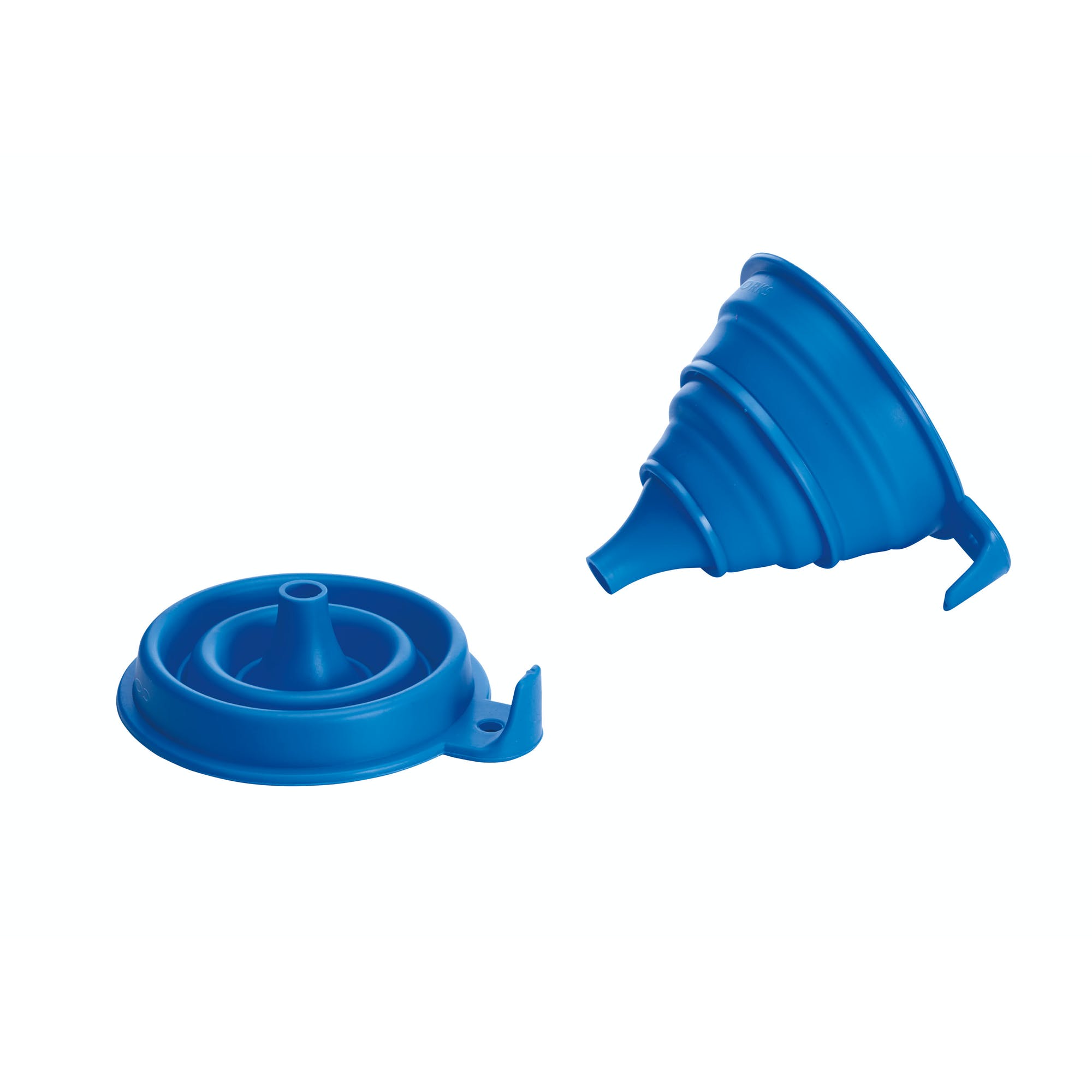 Colourworks Silicone Collapsible Funnel Set - Space Saving Kitchen Funnel for Cooking, Baking, Oil Transfer & DIY Projects - BPA Free, Dishwasher Safe