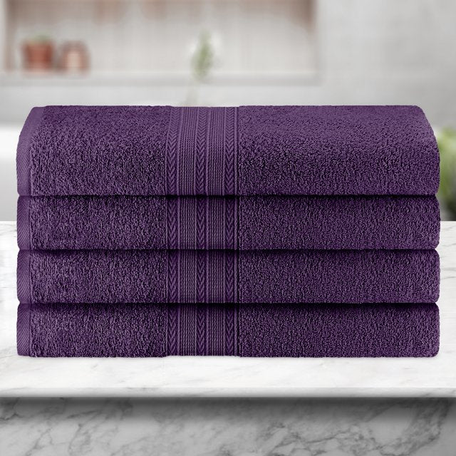 Premium 6-Piece Eco-Friendly Cotton Hand Towel Set - Soft, Absorbent & Sustainable Bath Towels for Kitchen, Bathroom & Gym - Ideal for Home, Spa & Travel Use