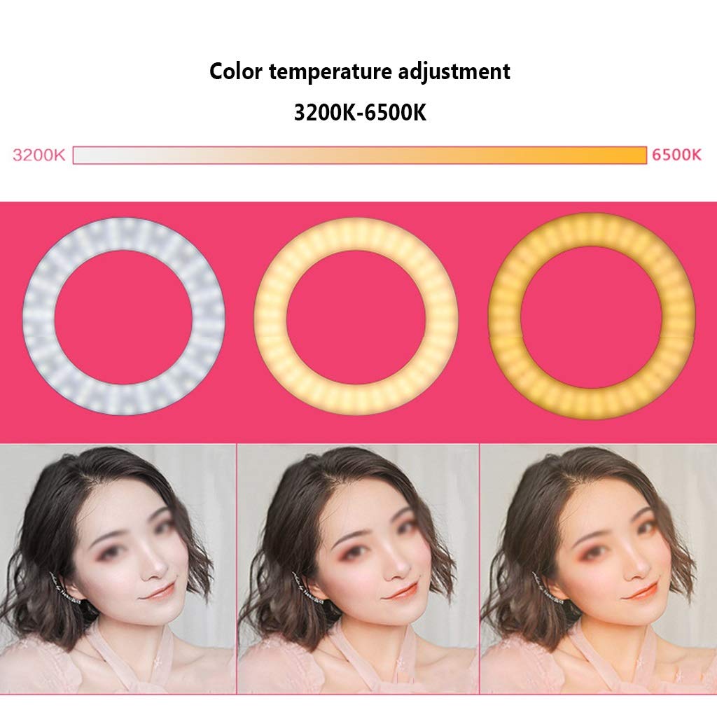 360° Rotating Mini Ring Light with Tripod - Perfect for Makeup, Videos & Selfies