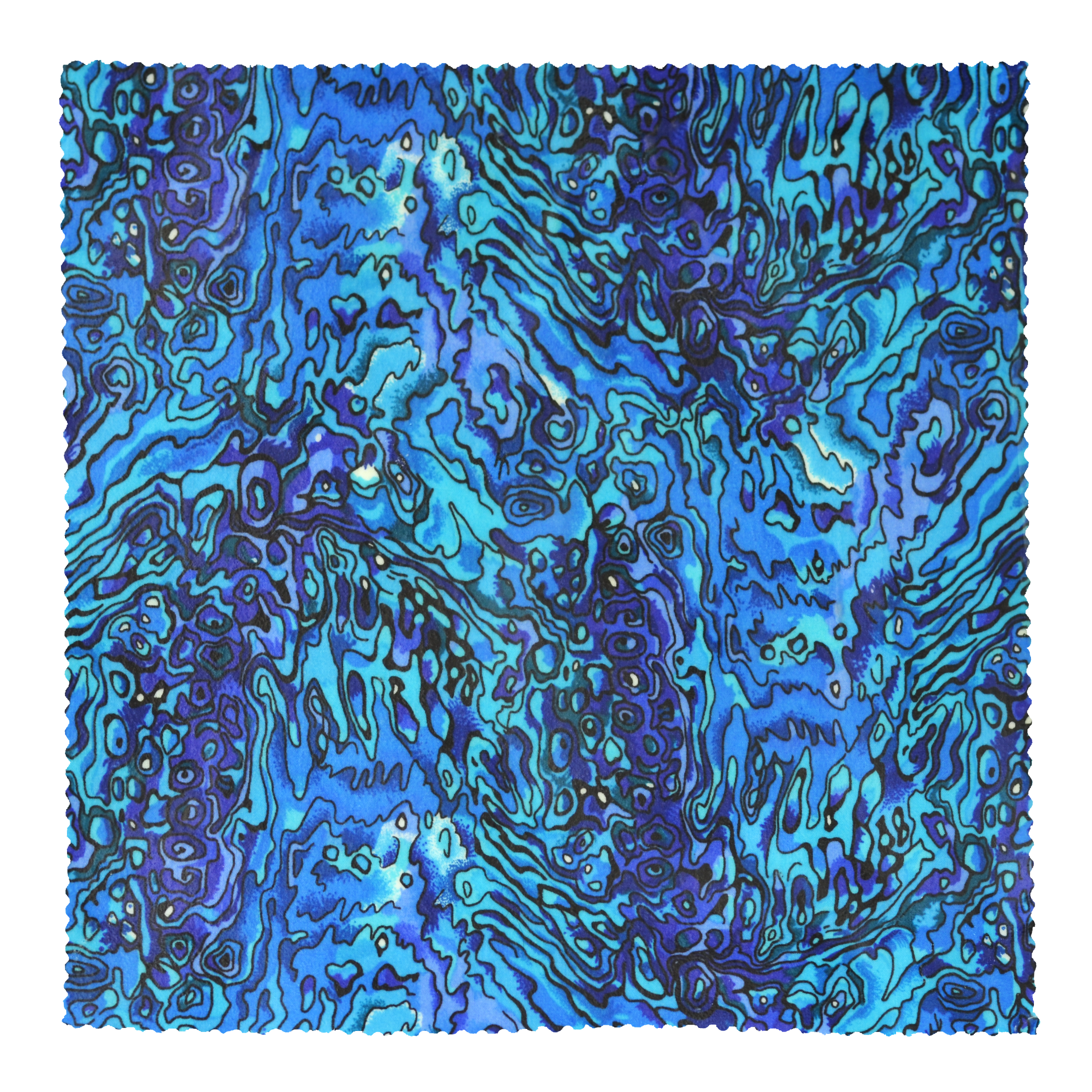 Eco-Friendly Beeswax Food Wraps - Reusable Sustainable Paua Blue Wax Wraps for Food Storage, Sandwich Wrapping & Fresh Produce Preservation | Plastic-Free Kitchen Essentials