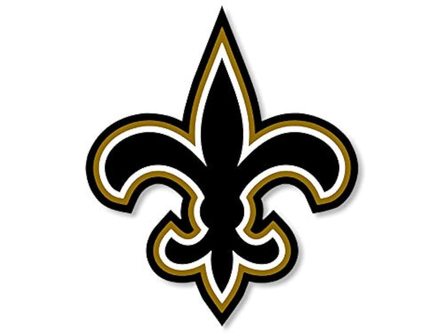 Premium Black & Gold Fleur De Lis Sticker - Louisiana Flag Symbol Decal for Cars, Trucks & Laptops | 4 Inch Made in USA | Perfect for Louisiana Pride, Home Decor & Gift Giving