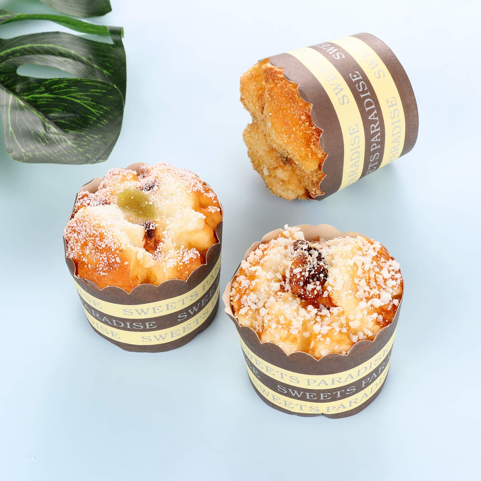 Belupai 6PCS Realistic Fake Cupcakes - Artificial Cake Decorations for Kitchen, Dessert Display, Party Props | Perfect for Home Decor, Wedding Centerpieces & Bakery Showcase