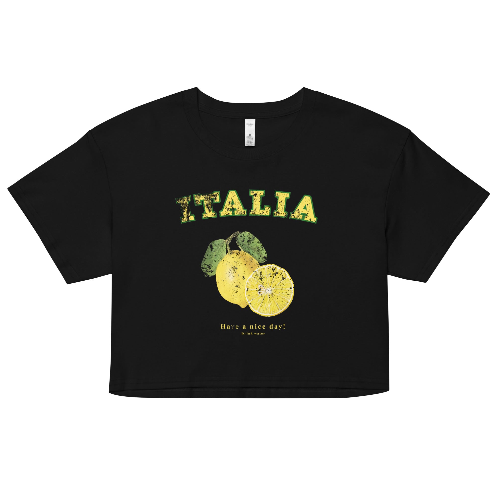 Stylish Italia Crop Top Shirt for Women - Trendy Summer Fashion Top - Perfect for Beach, Party & Casual Outfits