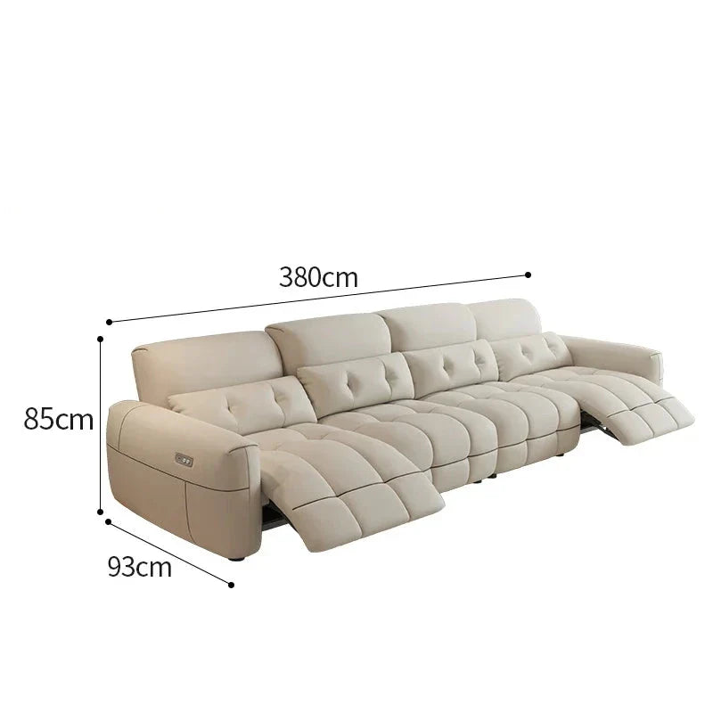 Soft Lazy Reclining Loveseat Sectional Sofa - Ultra Comfortable Modern Living Room Furniture for Small Spaces | Perfect for Apartments, Movie Nights & Relaxing