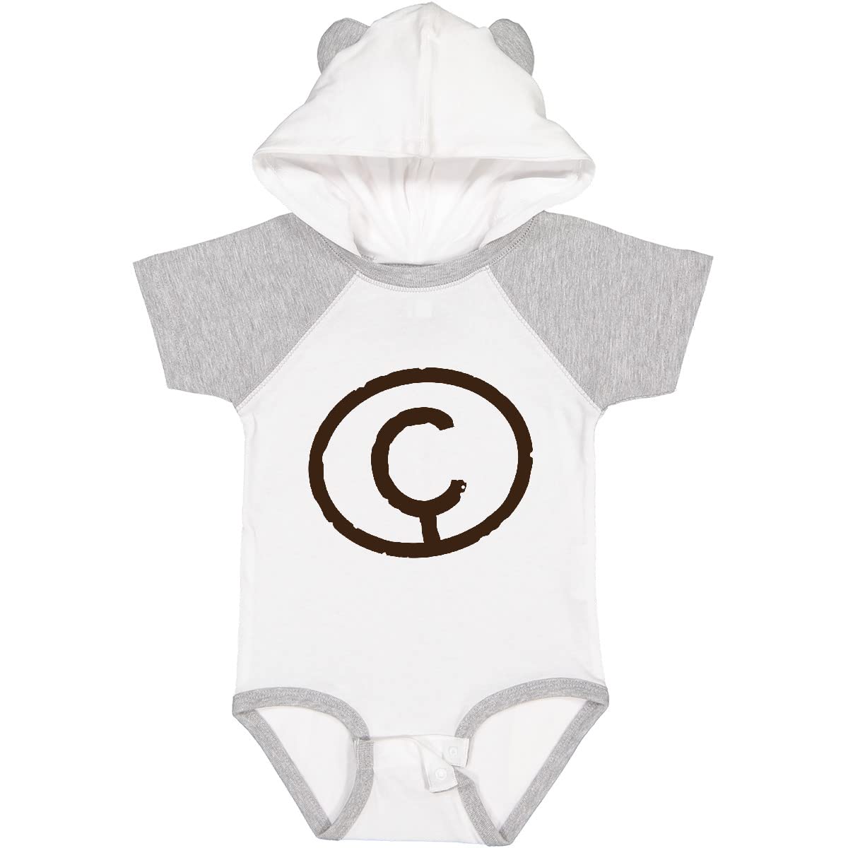 Inktastic Custom Monogram Letter C Baby Bodysuit - Personalized Infant Onesie for Gifts, Photos & Everyday Wear