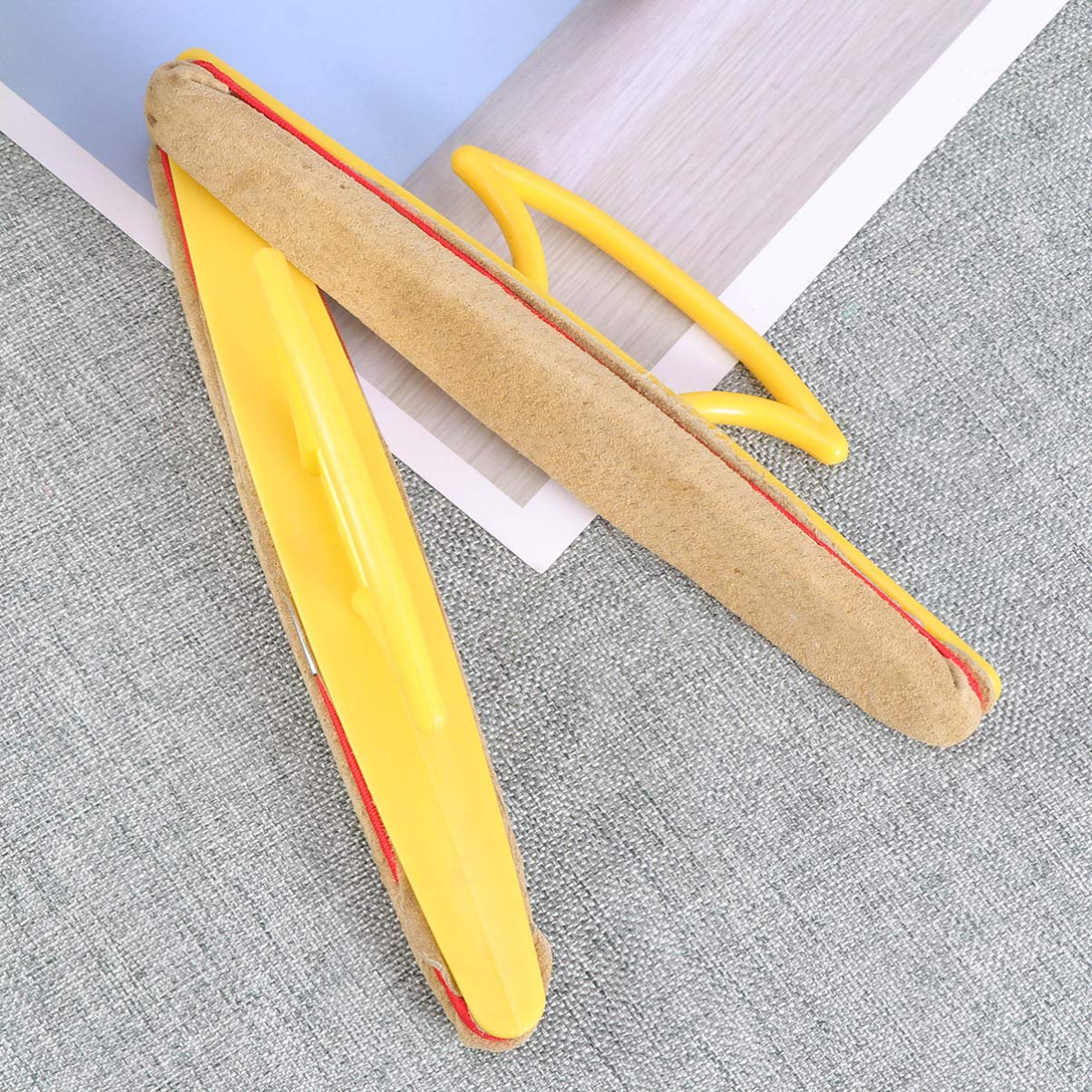 2pcs Waxing Brush & Polishing Brush Set - Professional Nail Art Tools for Manicure & Pedicure | Perfect for Salon, Home Use & DIY Nail Care