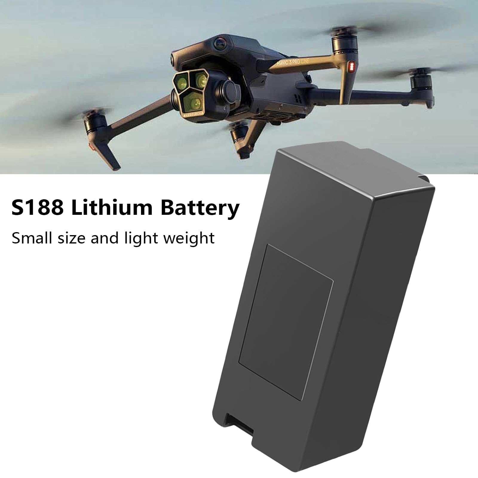 S188 7.4V 2200mAh Brushless Remote Control Drone Battery with Propeller - High-Performance Drone Accessories for FPV Racing & Aerial Photography