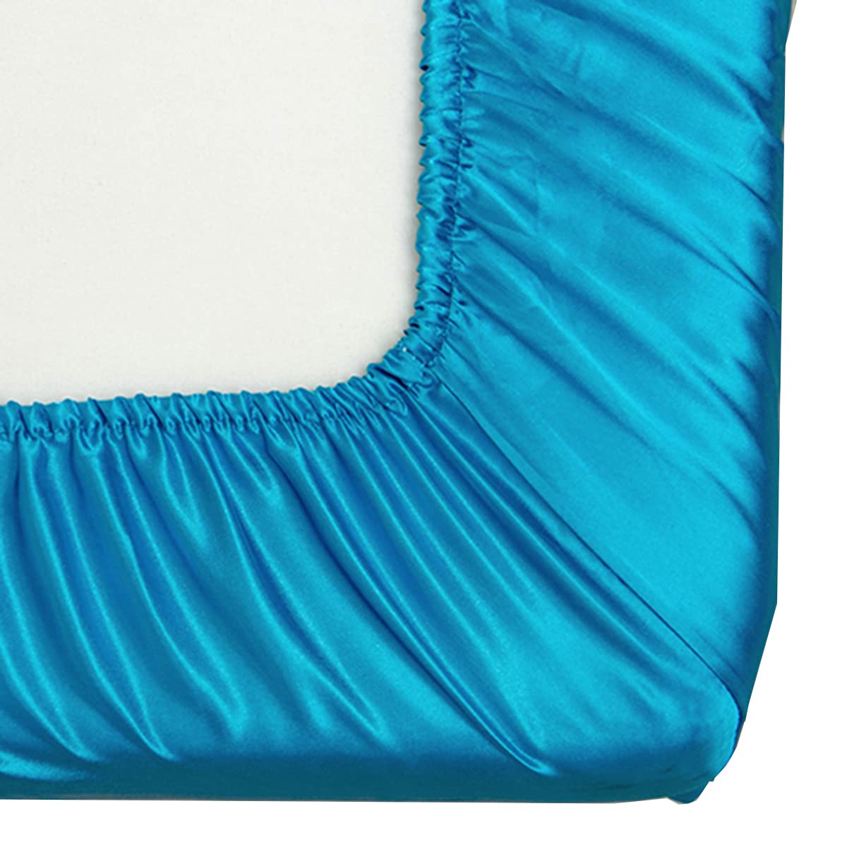 Premium Queen Fitted Sheet - Deep Pocket Microfiber Bottom Sheet - Fade & Shrink Resistant, Durable & Easy Care (1 Piece, No Pillowcases) - Perfect for Guest Rooms, Dorms & Luxury Bedding (Queen Size, Blue, 2-Pack)
