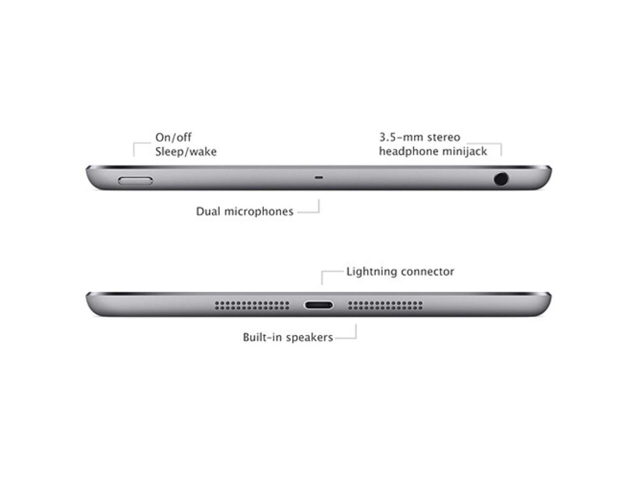 Apple iPad mini 2 Wi-Fi 32GB Silver (ME280LL/A A1489) - Perfect for Travel, Work & Entertainment