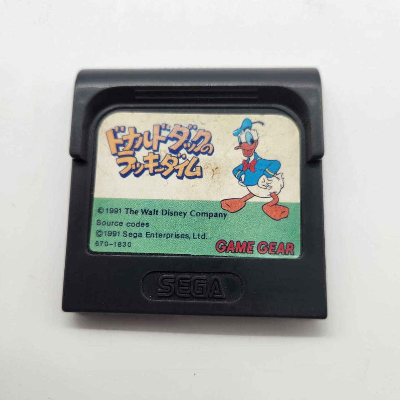 Original Donald Duck Archives Sega Game Gear Game Cartridge - NTSC-J Version - Retro Gaming Collectible for Sega Game Gear Enthusiasts & Disney Fans - Perfect for Vintage Gaming Nights and Disney Memorabilia Collections