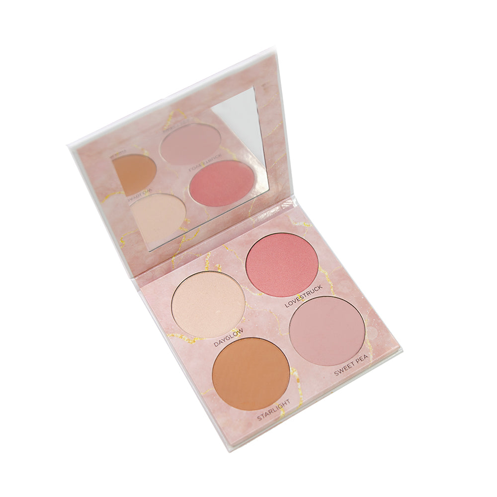 Sydney Grace Luminous Light Face Palette - Highlighter & Contour Makeup Palette for Glowing Skin | Perfect for Daily Makeup & Special Occasions