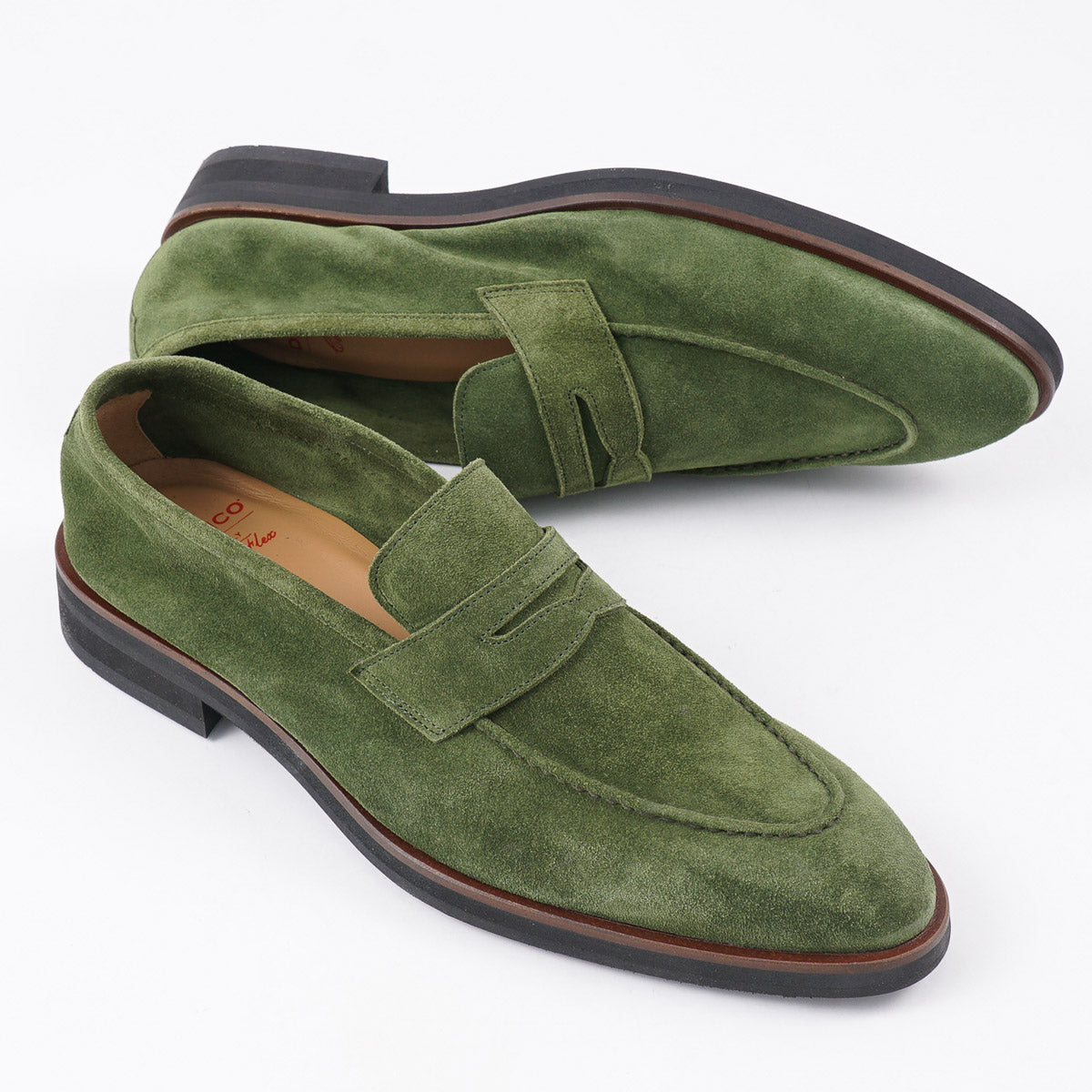 Di Bianco 'Amato' Unlined Suede Loafers - Comfortable Slip-On Shoes for Men | Casual & Business Wear | Perfect for Office, Travel & Everyday Use