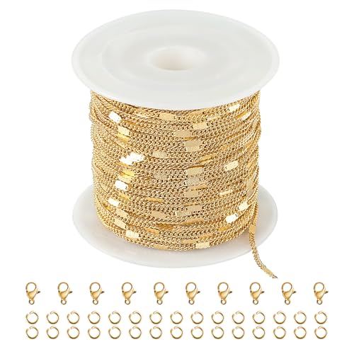 Flat Curb Gold