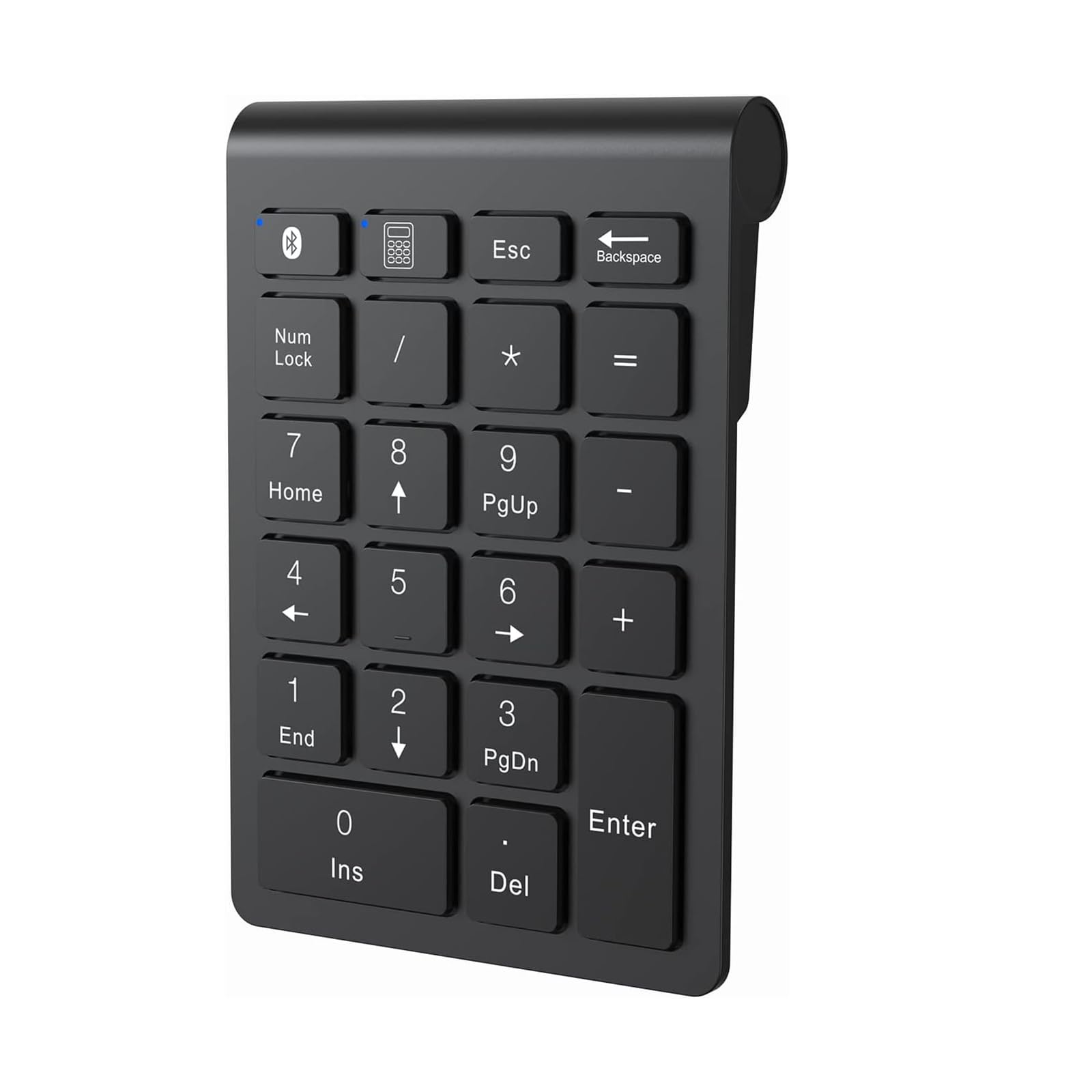 Wireless Numeric Keypad Bluetooth 5.0 - Portable 22-Key Mini Calculator for Laptop, PC & Surface Pro - Office & Home Use