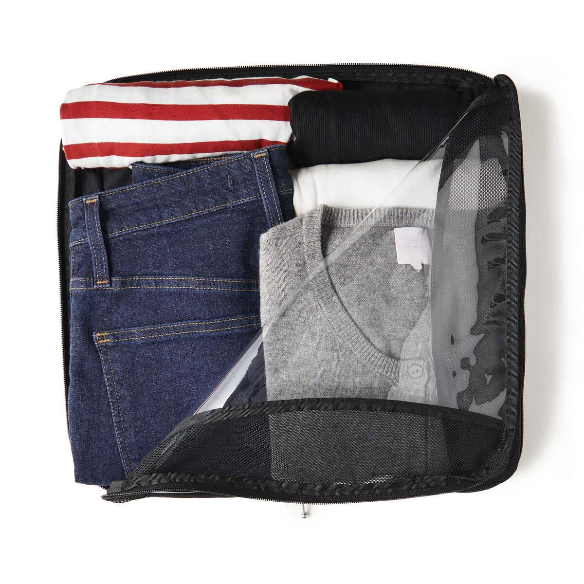 Baggallini Extra Large Compression Packing Cube - Travel Organizer for Luggage, Suitcase & Closet Storage - Perfect for Vacations, Business Trips & Home Organization