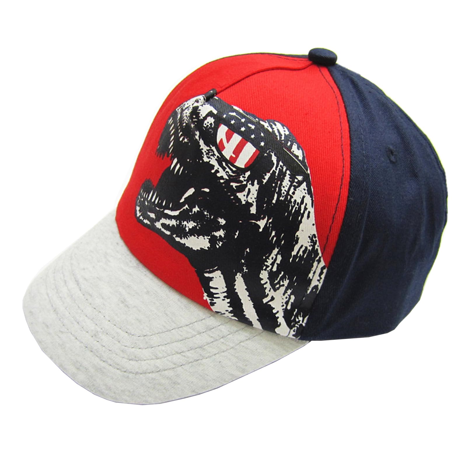 Julerwoo Adjustable Kids Baseball Cap - Dinosaur & Shark Design Sun Hat for Boys & Girls - Perfect for Outdoor Play, Beach, and Park Adventures