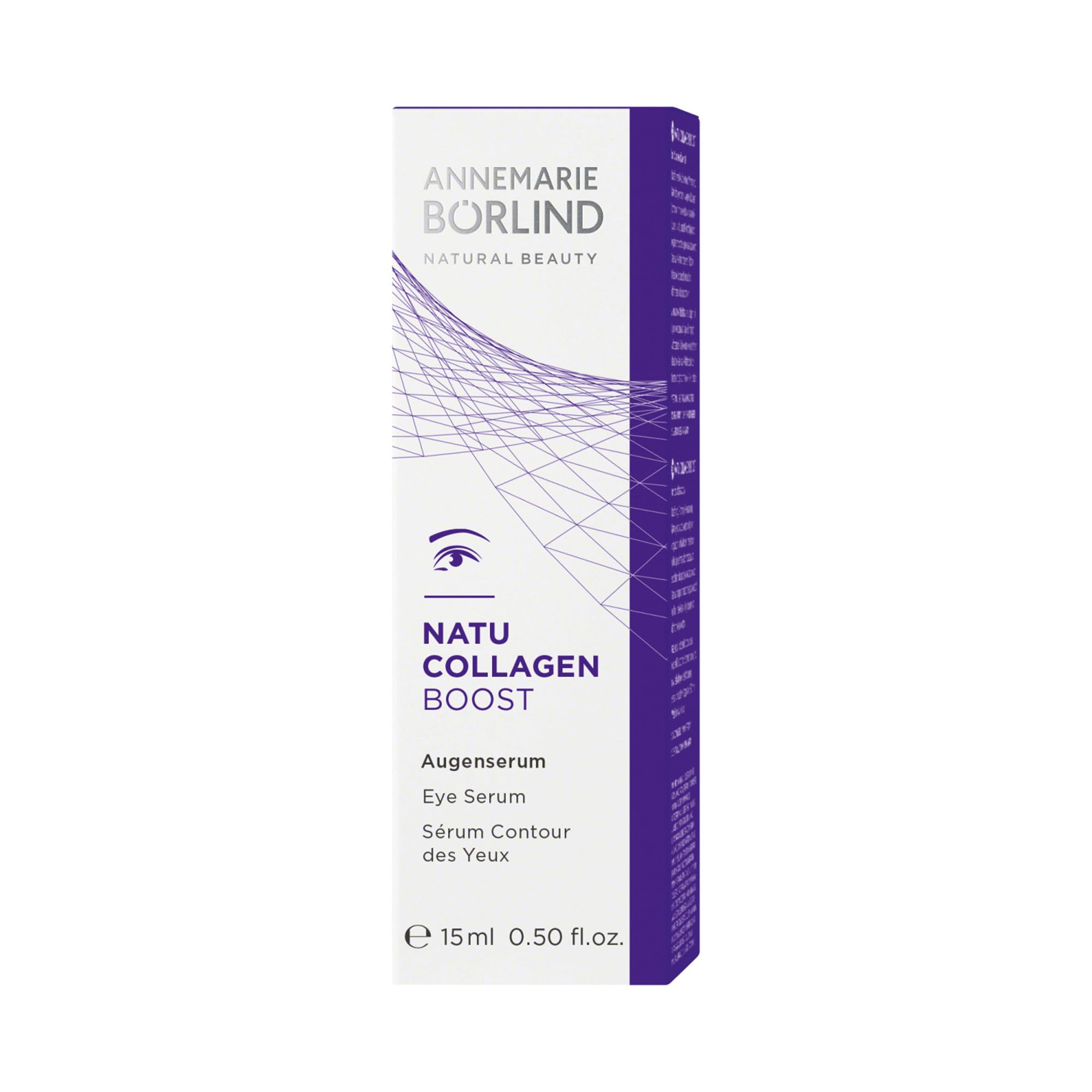 ANNEMARIE BÖRLIND NATU COLLAGEN Eye Serum - Firming & Brightening Under Eye Treatment with Botanical Collagen & Plant Protein | Dark Circle & Puffiness Reduction | 0.5 Fl Oz | Perfect for Morning & Night Skincare Routine
