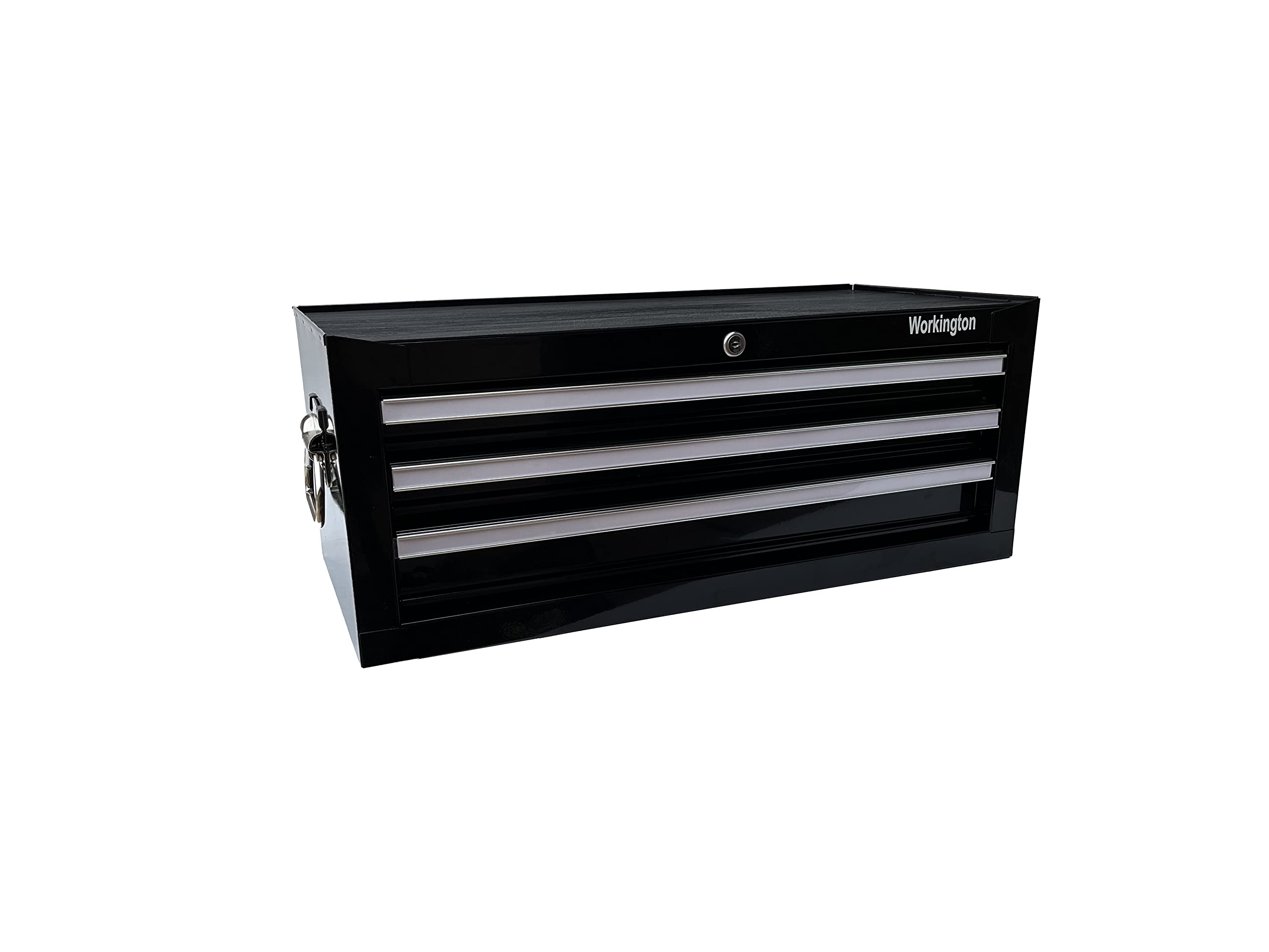 Workington Industrial 3-Drawer Portable Metal Tool Chest, 26