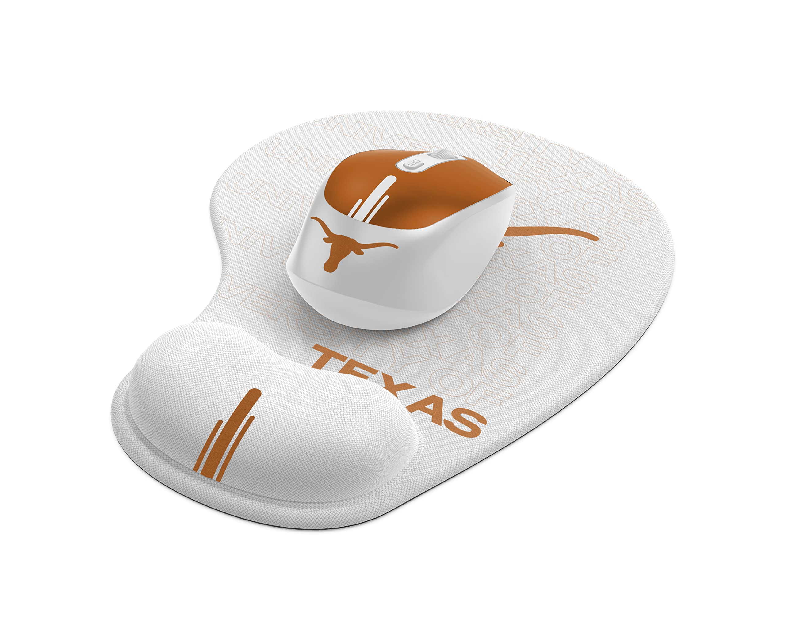 SOAR NCAA Unisex Wireless Mouse with Mouse Pad - Ergonomic Bluetooth Mouse for Laptop, PC, Mac - Perfect for Gaming, Office & College Students (Team Colors Available)