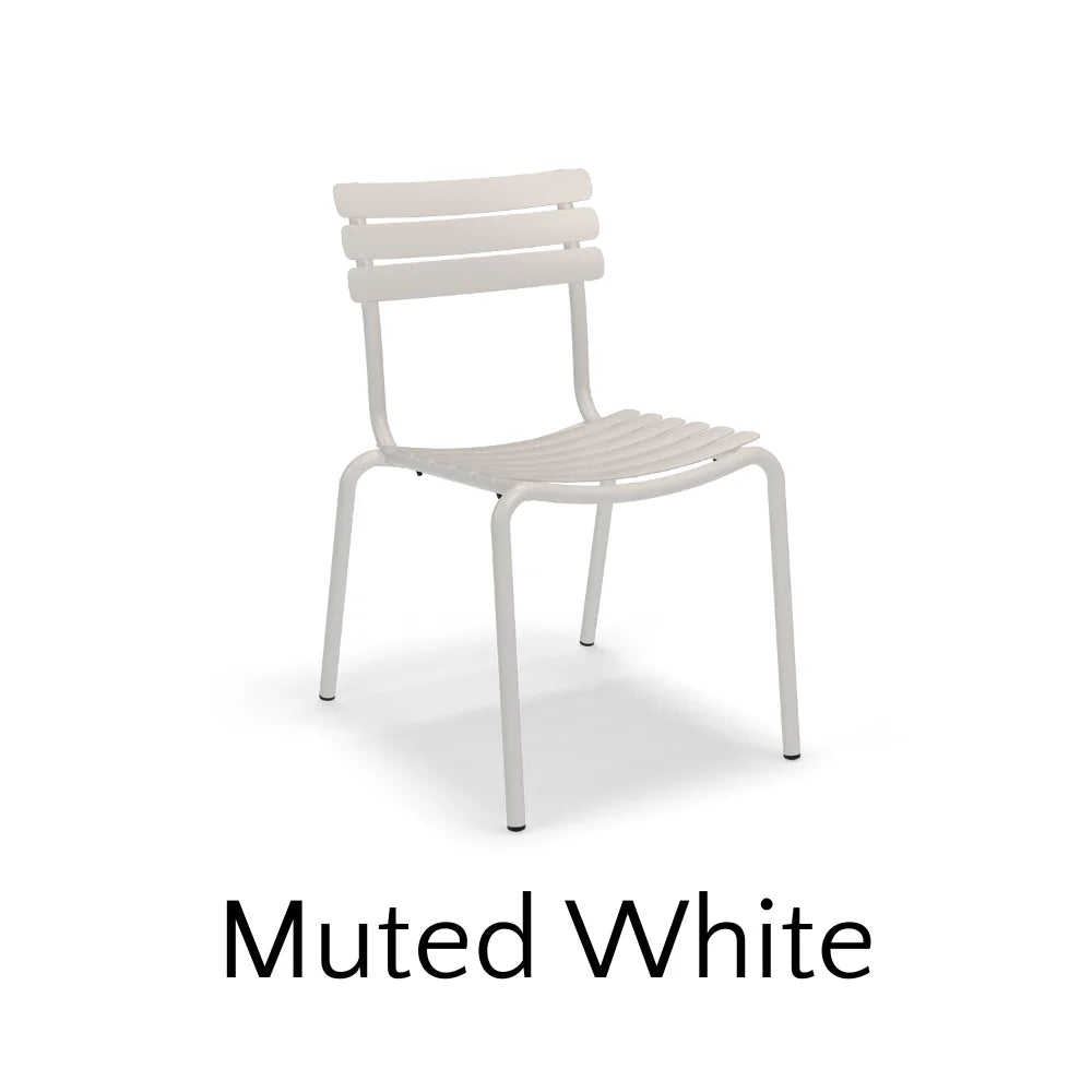 ALUA Outdoor Stackable Dining Chairs Without Armrests - Patio, Garden & Poolside Furniture for Backyard, Deck & Outdoor Entertaining