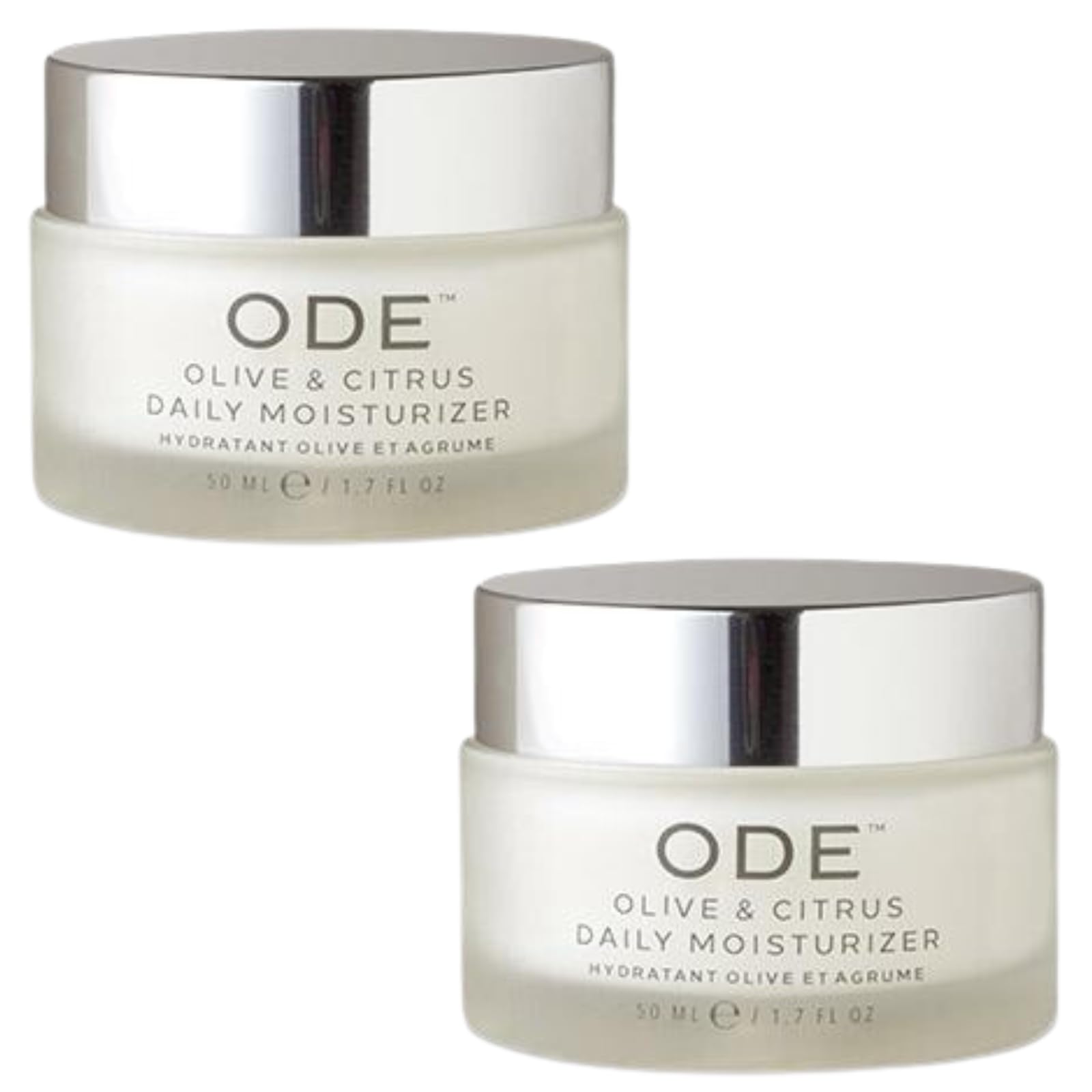 McEvoy Ranch Olive & Citrus Daily Moisturizer (2-Pack) - Organic Face & Body Lotion for Dry Skin - Hydrating Skincare with Olive Oil & Vitamin E - Perfect for Morning & Night Routine