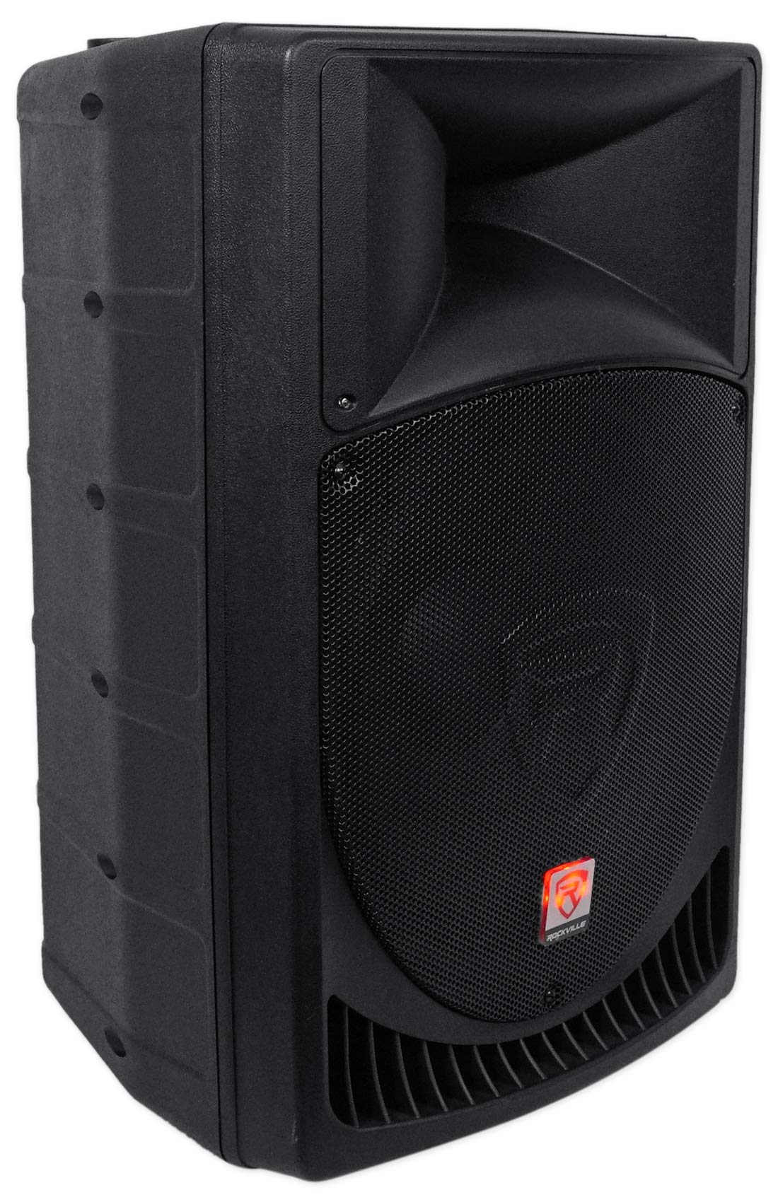 Rockville RPG15 15 Inch 1000W Professional Powered PA Speaker System with Built-in Bluetooth, 2-Way Sound & Headset Microphone - Ideal for Live Music, DJ Gigs, Outdoor Events & Public Speaking