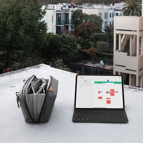 Peak Design Tech Pouch - Waterproof Travel Organizer for Cables & Accessories (2L, Black) - Perfect for Business Trips & Outdoor Adventures