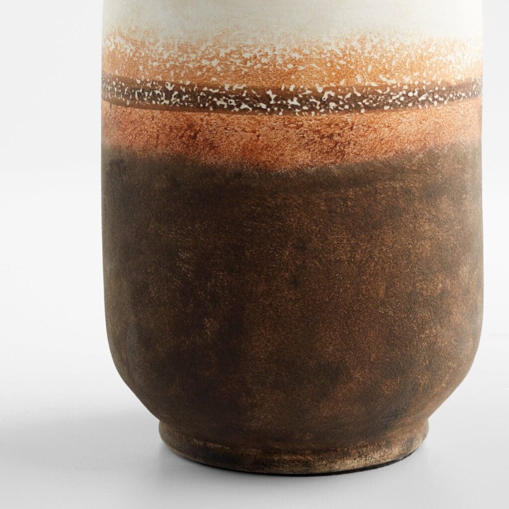 Cyan Design 11548 Margaret Large Ombre and Jute Vase - Elegant Home Decor for Living Room, Dining Table, or Wedding Centerpiece