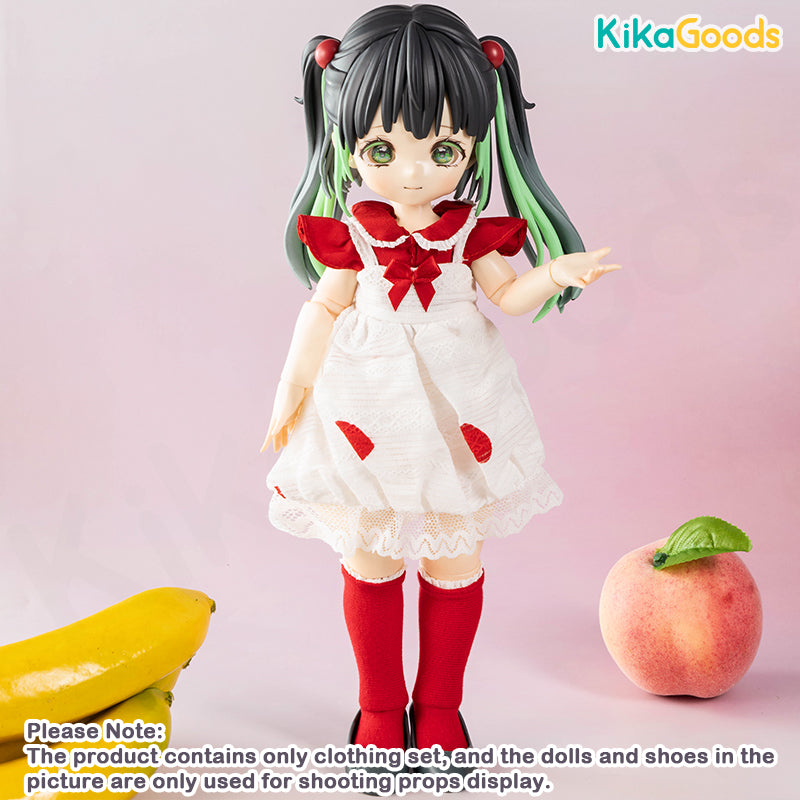 1/6 Scale BJD Doll Clothes Set - LuckyDoll Heart Princess Dress Series for Ball Jointed Dolls | Perfect for Collectors, Photography & Display