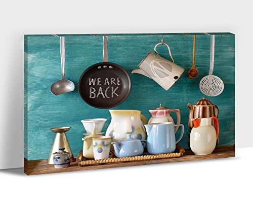 Rustic Kitchen Canvas Framed-15