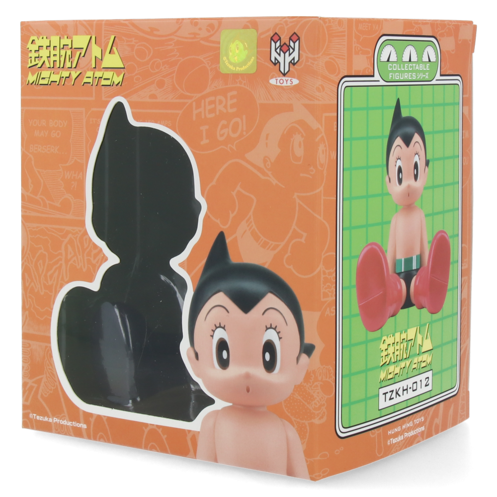 Astro Boy Sitting PVC Figure (Black) - Collectible Anime Toy for Display, Gift, and Home Decor