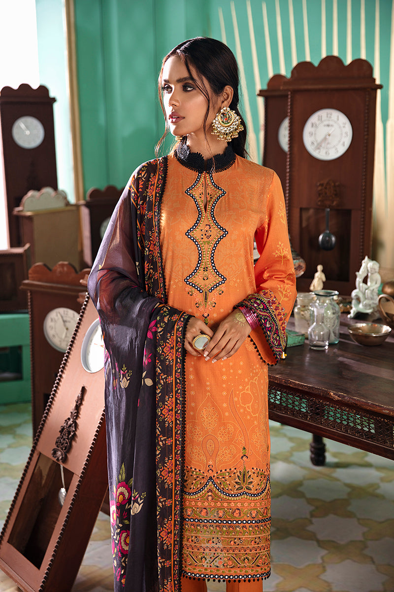 Premium 3-Piece Digital Printed Lawn Suit Set - Floral Design, Soft & Breathable Fabric - Perfect for Casual Wear, Parties & Special Occasions