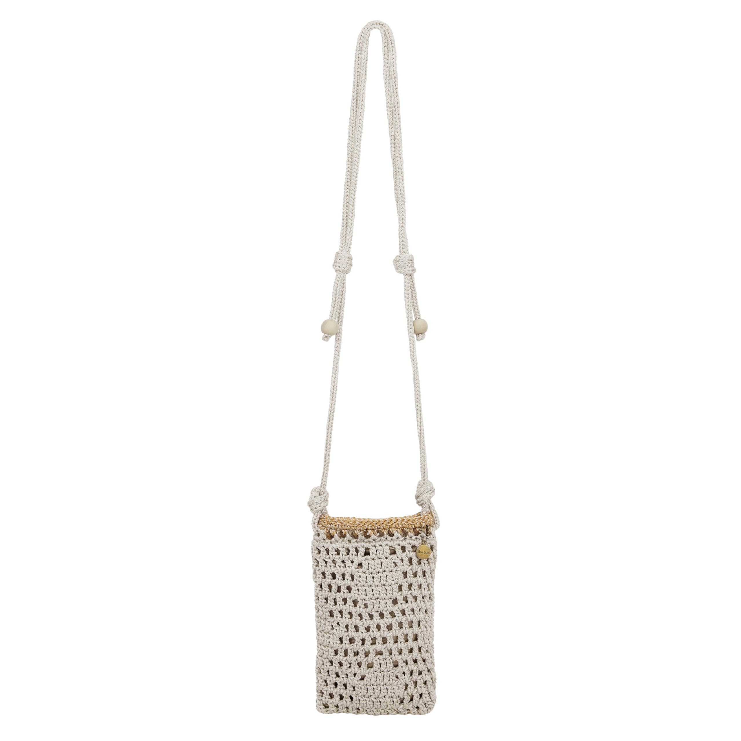 The Sak Josie Mini Crossbody Bag - Handmade Crochet Purse with Adjustable Strap for Women | Perfect for Casual Outings, Travel & Everyday Use