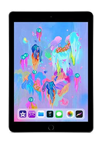 Refurbished Apple iPad 9.7-inch (2018 Model) - 128GB Wi-Fi Space Gray - Perfect for Work, School & Entertainment