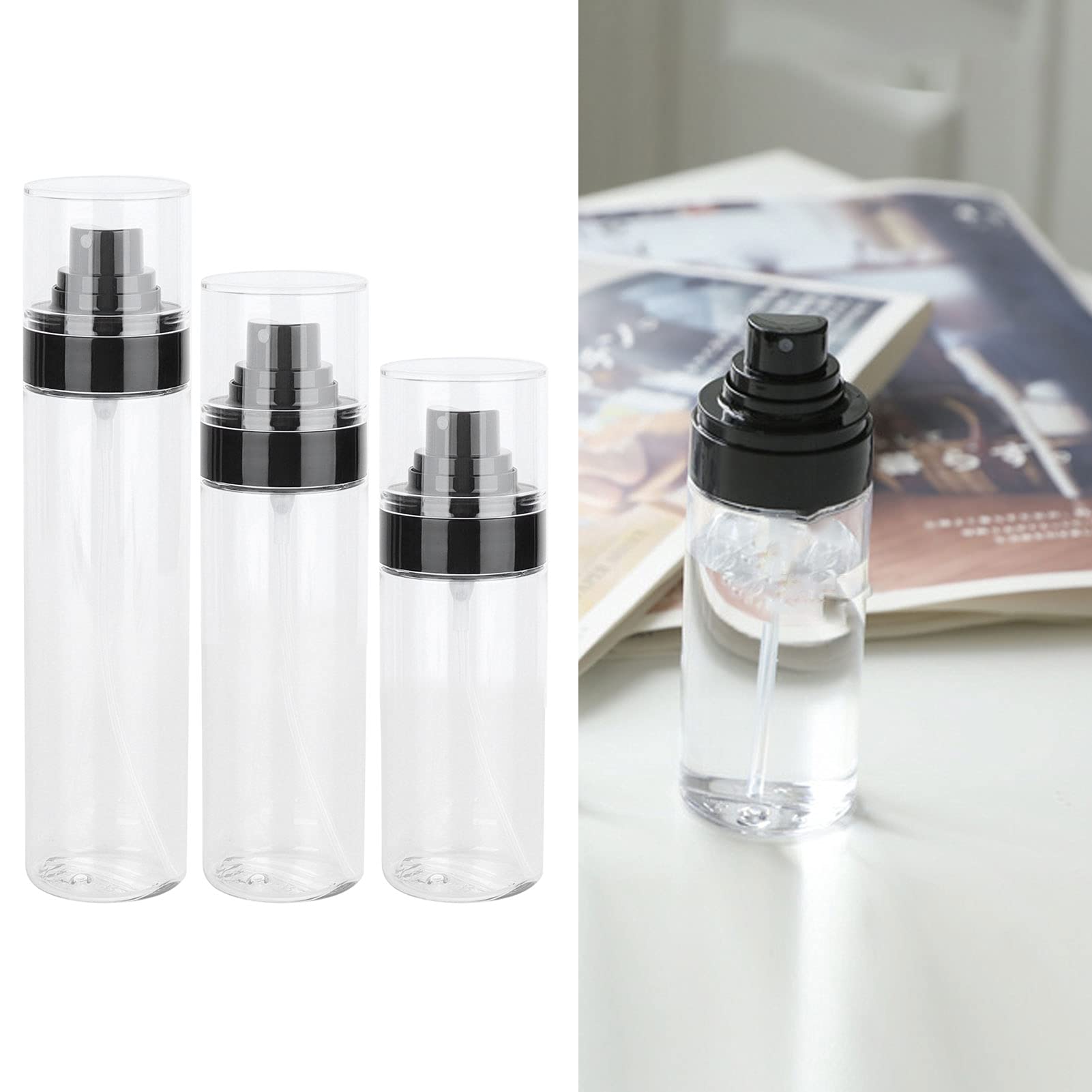 UBERSWEET® Empty Spray Bottles - BPA-Free Refillable Leakproof Travel Bottles for Beauty, Salon & Bathroom Use | Perfect for Haircare, Skincare & Cleaning Solutions