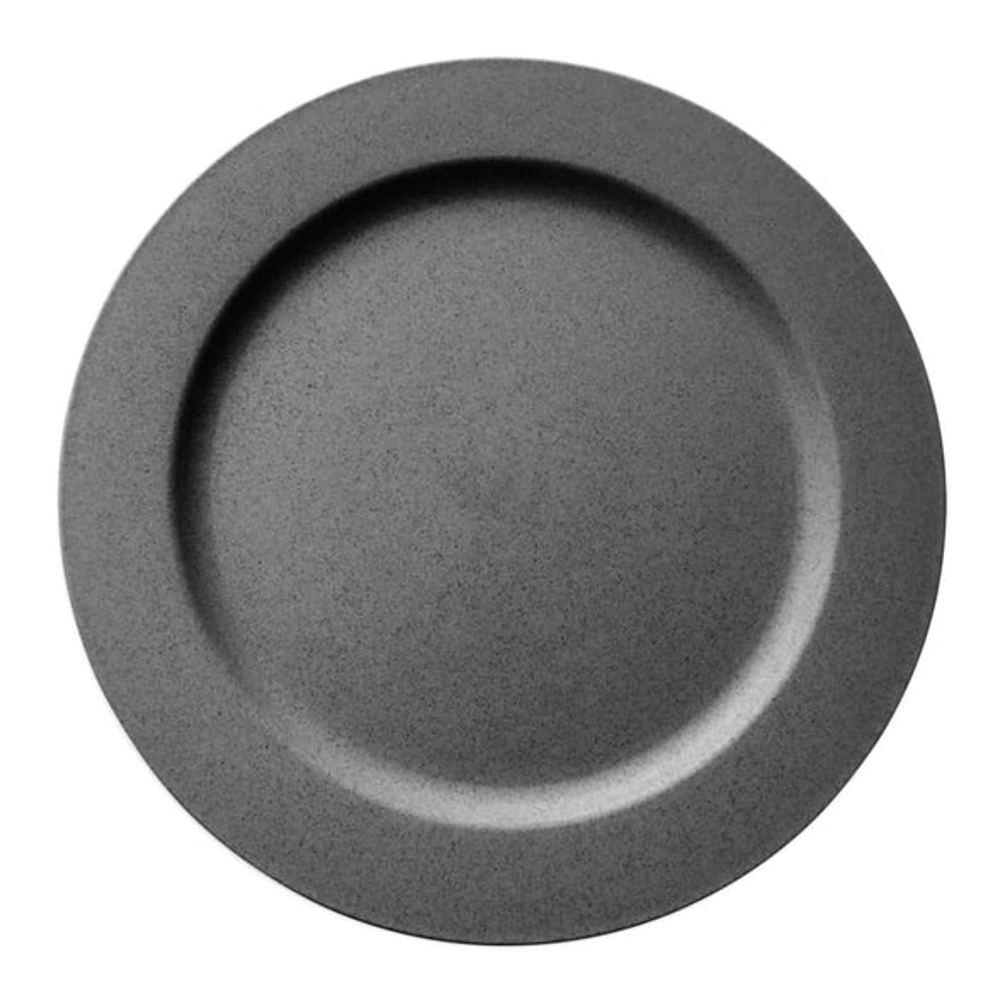 Elegant Disposable Plastic Party Dinnerware Set - Matte Dinner Plates, Salad Plates, Cutlery (Spoons, Forks, Knives) & Cups Bulk (120-Piece, Charcoal Gray) for Wedding, Birthday, BBQ, Picnic & All Special Occasions