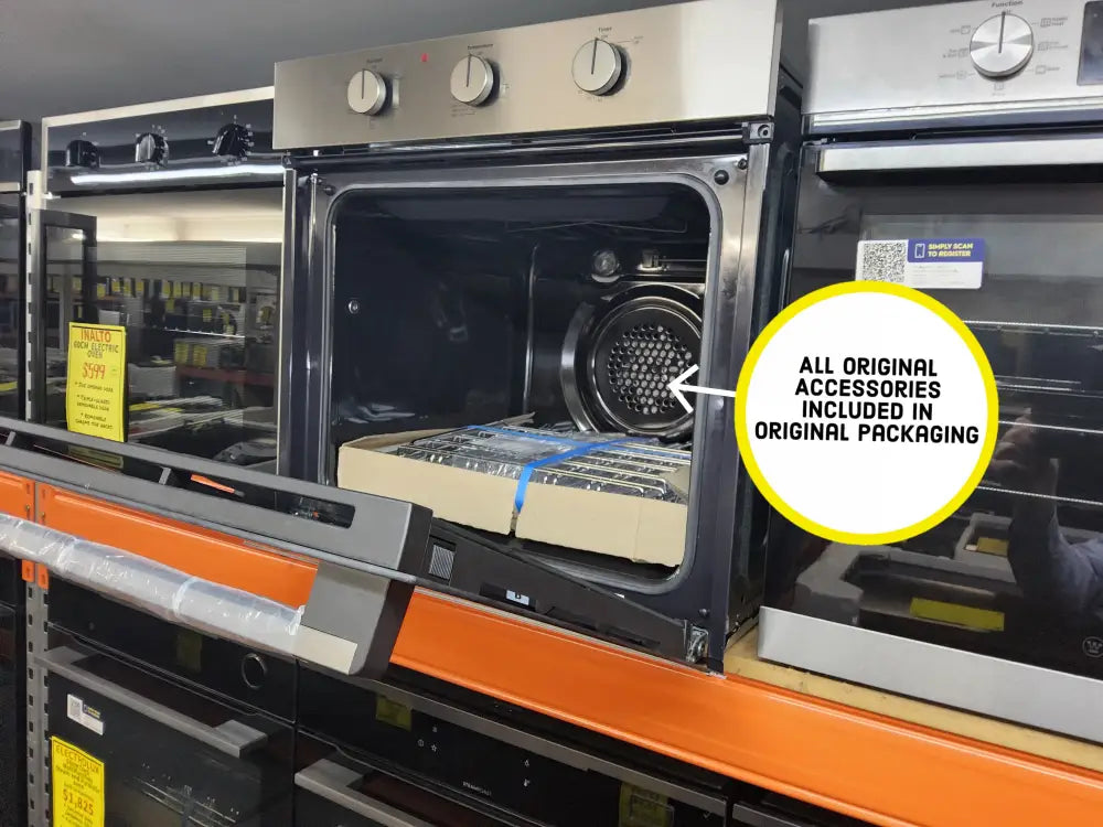 Westinghouse WVE613SCA 60cm Stainless Steel 5-in-1 Multi-Function Oven - Perfect for Baking, Roasting, Grilling & More in Modern Kitchens