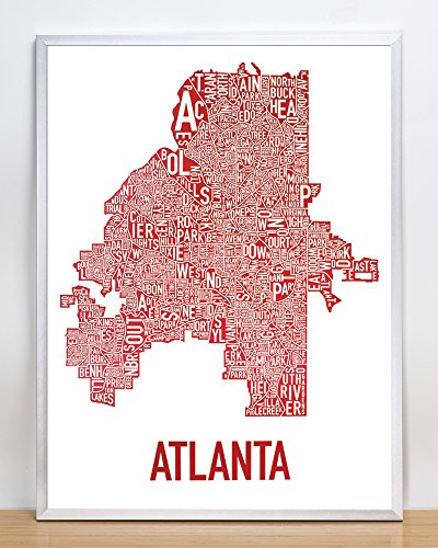 White/Red in Silver Frame