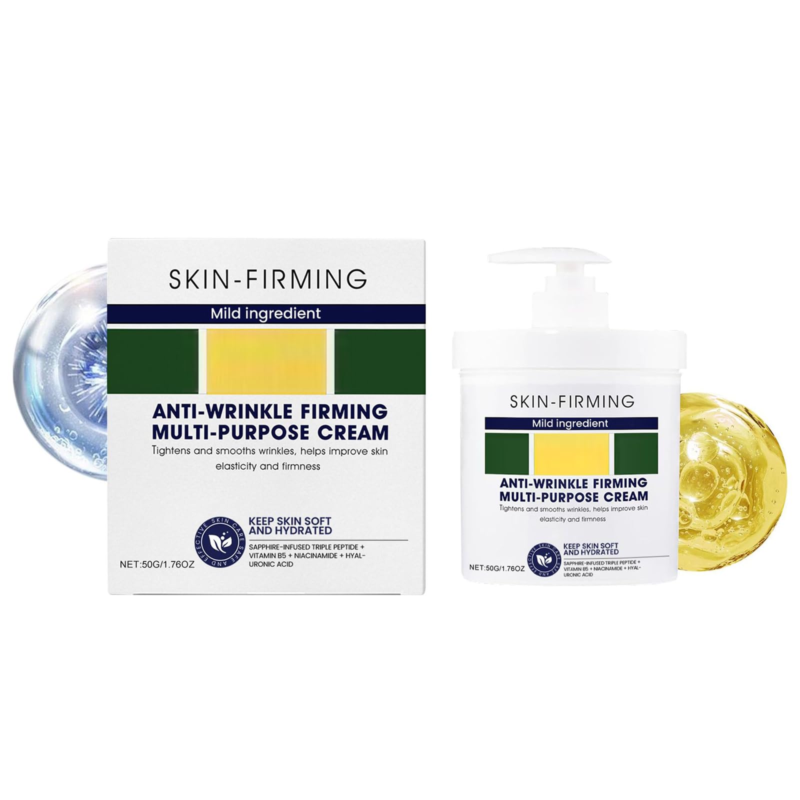 Pearliss Advanced Firming & Wrinkle-Reducing Cream - Anti-Aging Face Serum for All Skin Types | Skin Tightening & Rejuvenating Treatment for Day & Night Use