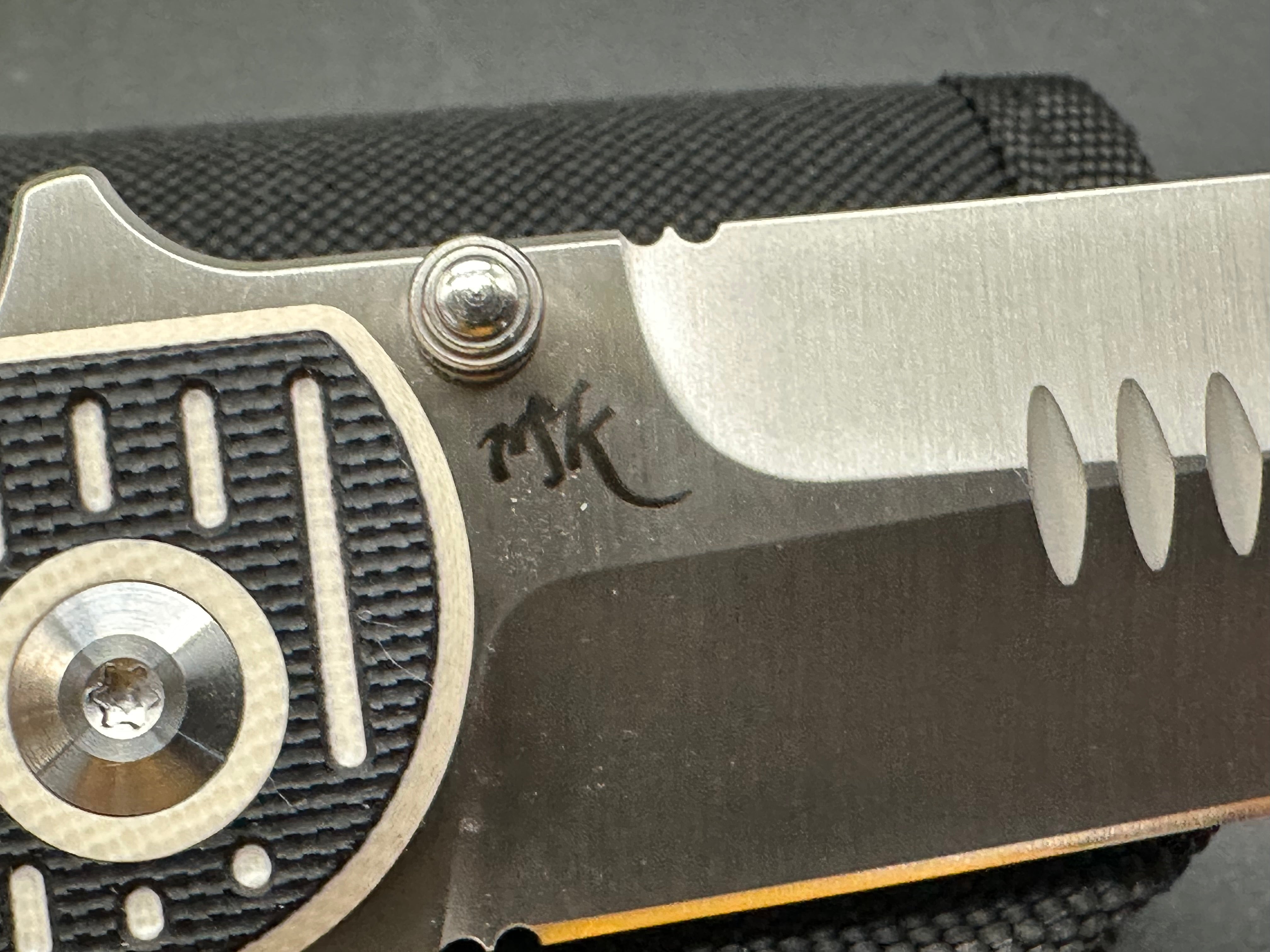 CIVIVI RS71 Folding Pocket Knife - Nitro-V Steel Blade, G10 Handle (Off-White/Black), Plain Edge Satin Finish - EDC, Camping, Hiking & Outdoor Activities