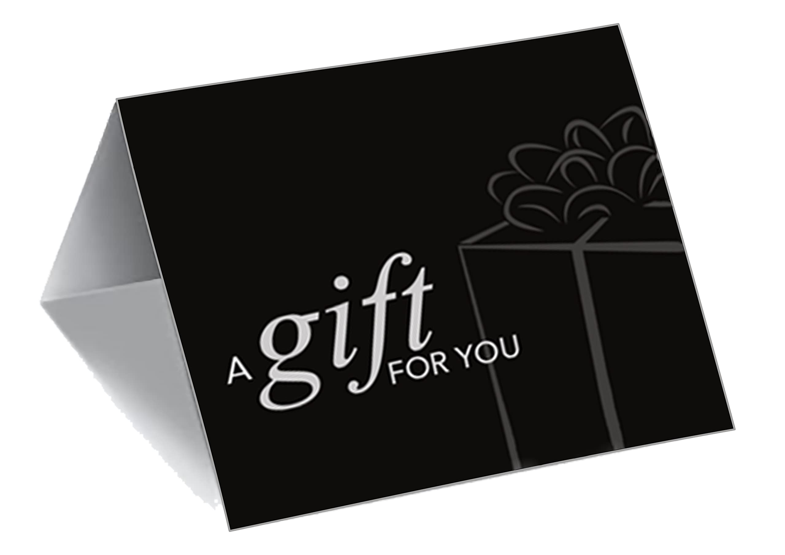 500 Pack Simple Black Gift Card Presenter - Elegant & Bulk Gift Card Holders for Holidays, Birthdays, Corporate Gifting & Retail Packaging