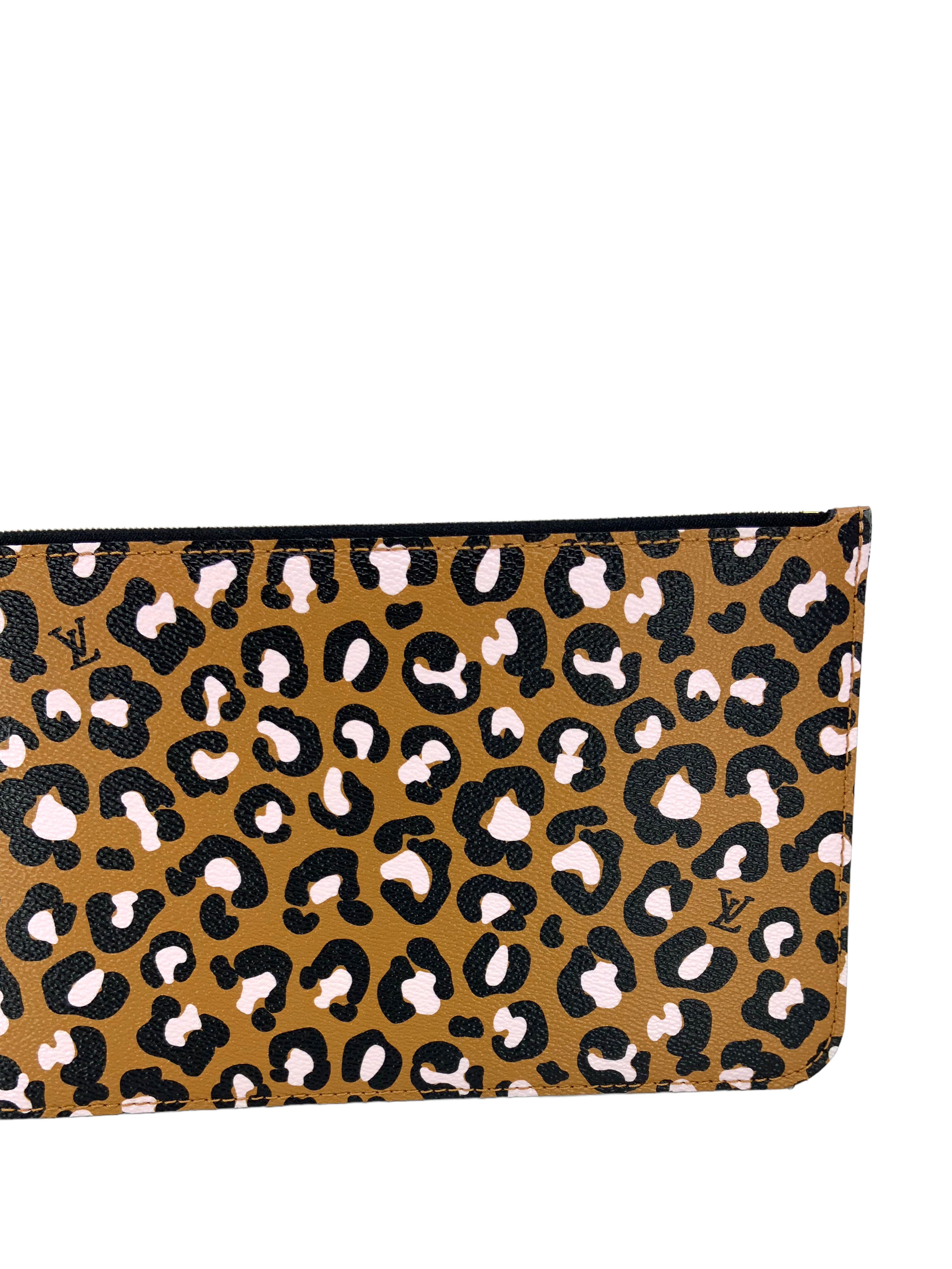 Authentic Louis Vuitton Wild at Heart Neverfull MM Bag with Pochette Wristlet - New Luxury Handbag for Women, Perfect for Work, Travel and Everyday Use