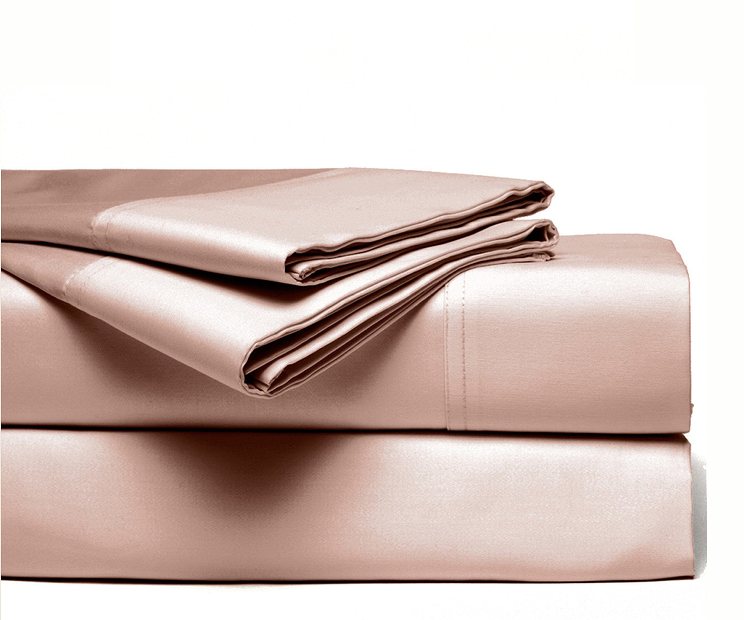 Belle Epoque 700 Thread Count King Size Sheet Set - Luxury 100% Cotton Bed Sheets for Ultimate Comfort - Perfect for Master Bedroom, Hotel, and Guest Room