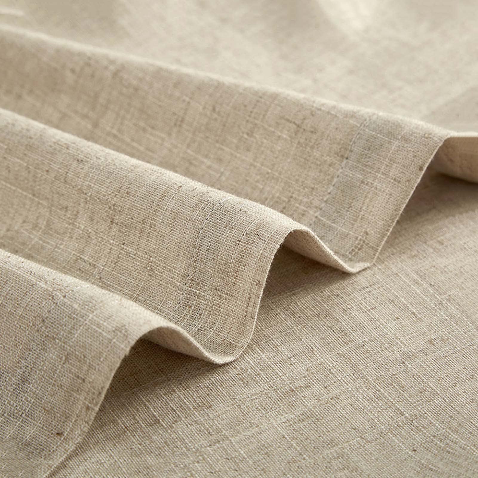 Blackout Curtains for Bedroom & Living Room - Thermal Insulated Room Darkening Drapes with Grommet Top (Set of 2 Panels, Linen Look, Gray 42x84 inches) - Perfect for Home Theater, Nursery & Light Sleepers