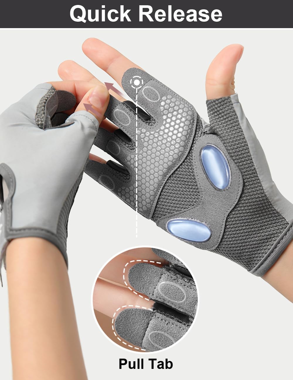 Best Workout Gloves for Women & Men - Gym & Weight Lifting Gloves with Grip Support - Perfect for CrossFit, Powerlifting & Fitness Training