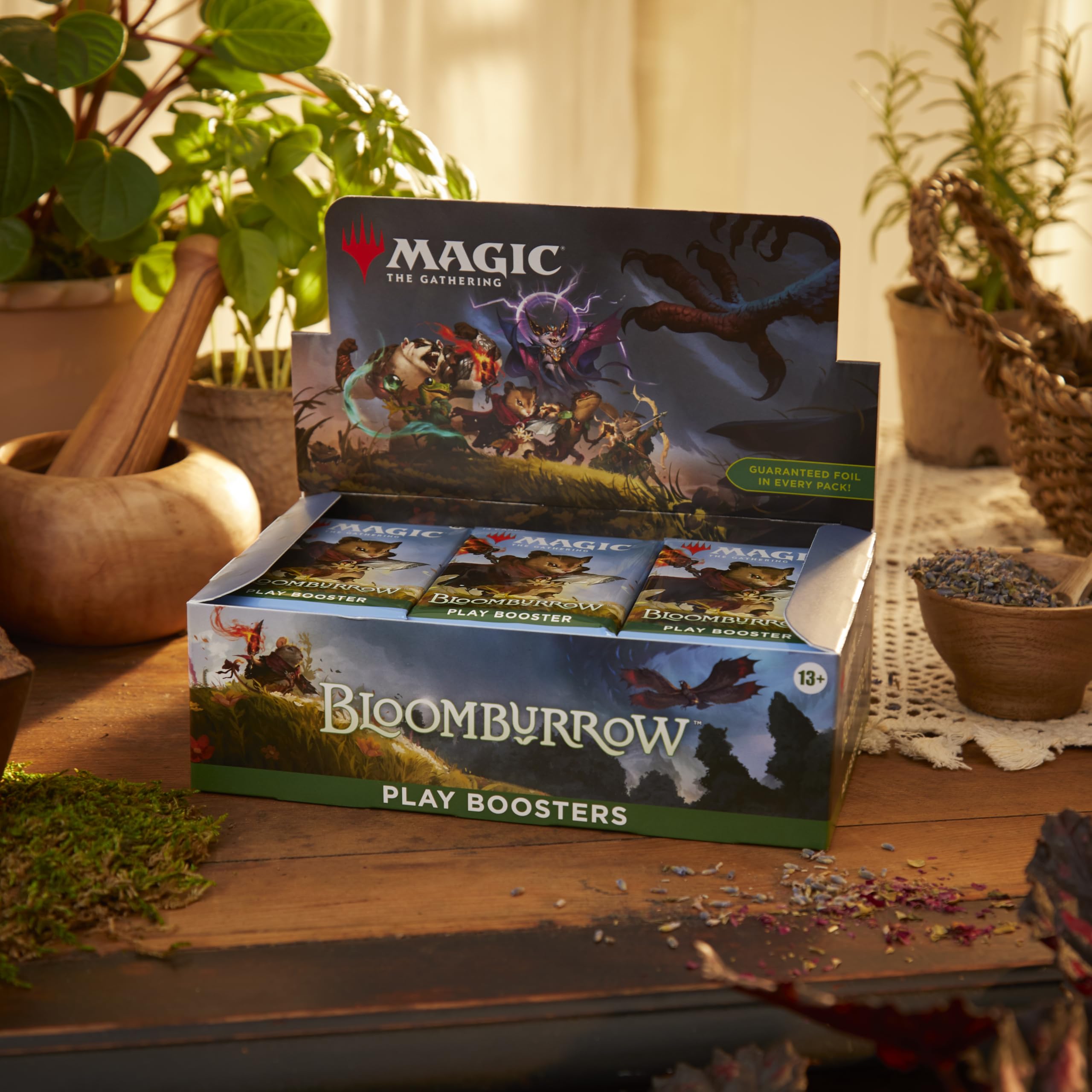 Magic: The Gathering Bloomburrow Play Booster Box - 36 Packs (504 MTG Cards) | Collectible Trading Card Game for Deck Building & Strategy Battles | Perfect for Game Nights & Tournaments