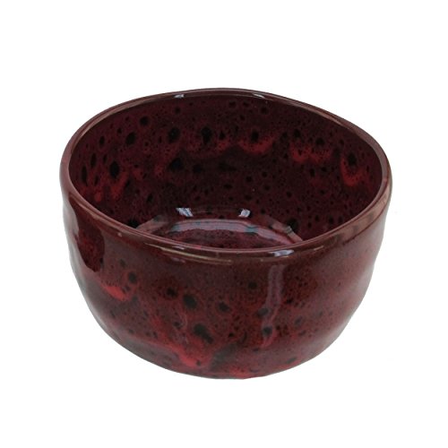 Deep Red with Black